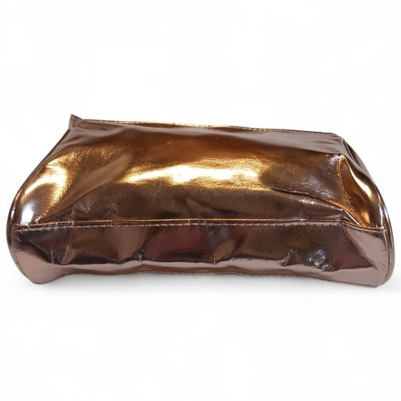 Jimmy Choo Metallic Rose Gold Cosmetic Bag – NWOT, Promotional Pouch - Picture 6 of 11